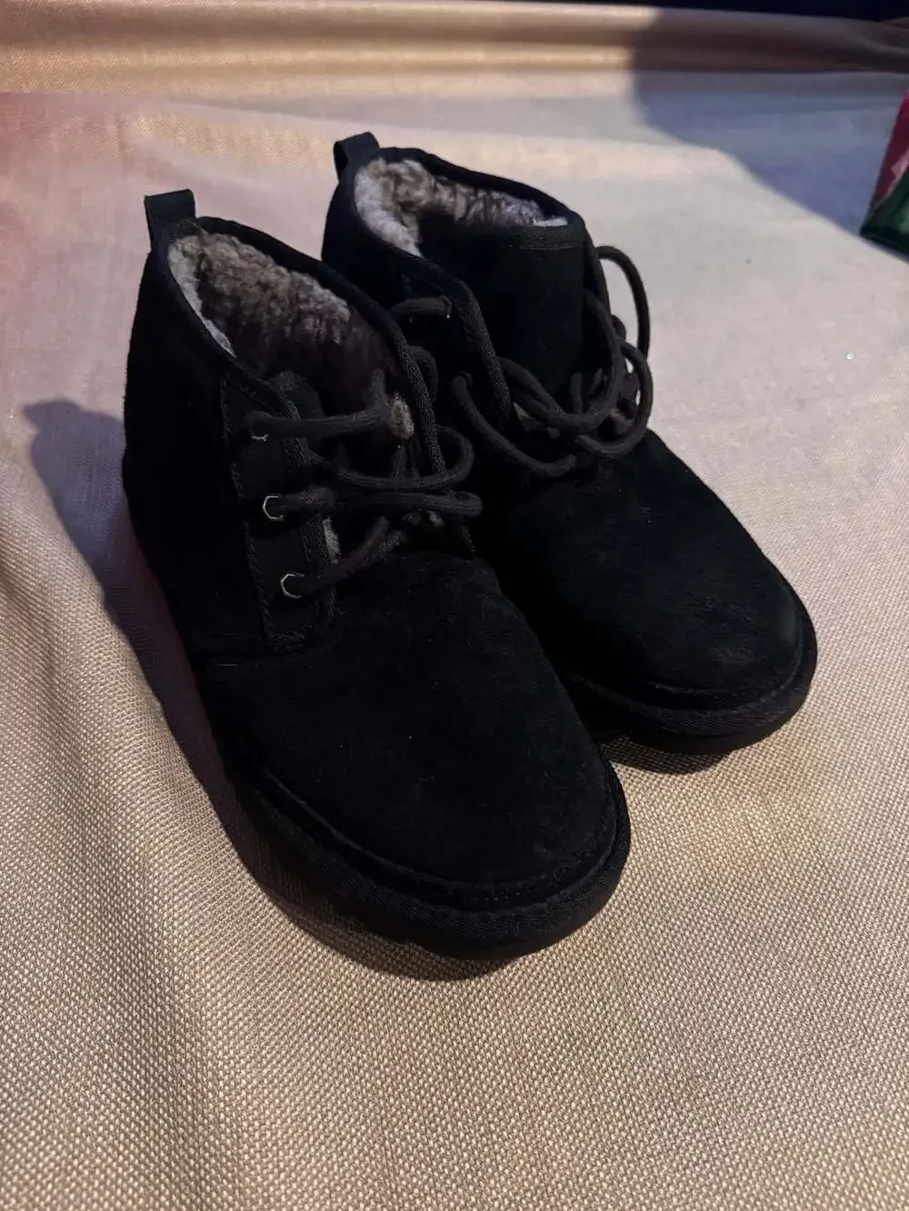 UGG Neumel Chukka Boots in Black Suede